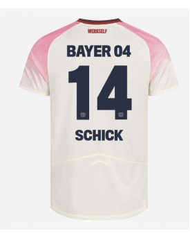 Billige Fotballdrakt Bayer Leverkusen Patrik Schick #14 Replika Bortedrakt 2025-26 Kortermet Billige Fotballdrakt Bayer Leverkusen Patrik Schick #14 Replika Bortedrakt 2025-26 Kortermet